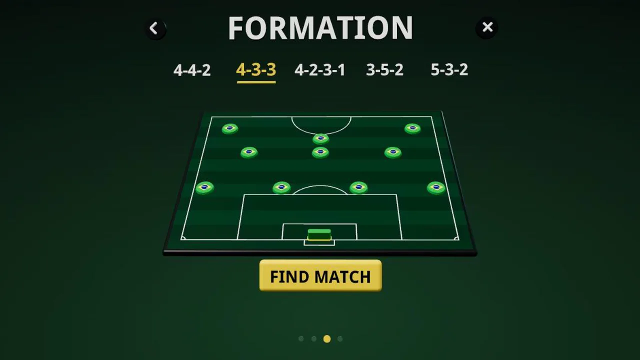 MODULO: il Brasile schierato con il 4-3-3, sotto CERCA PARTITA